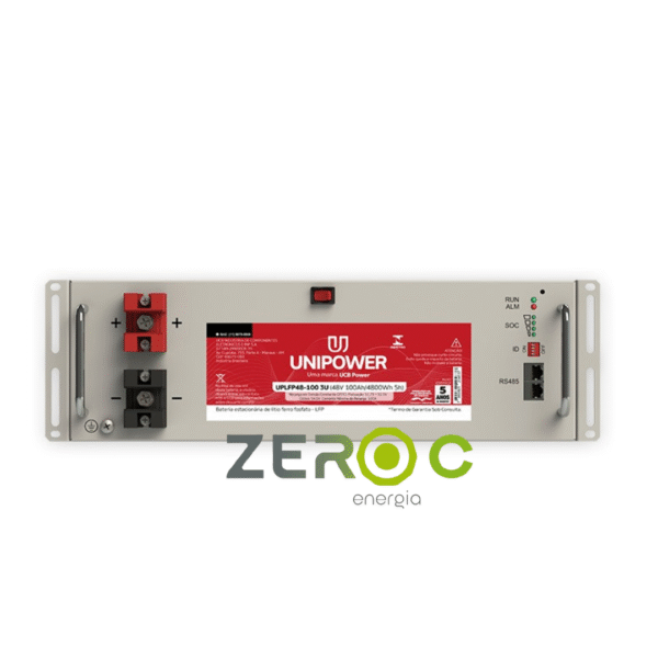 Bateria Solar de Lítio 100Ah 4,8kW 48V – UPLFP48